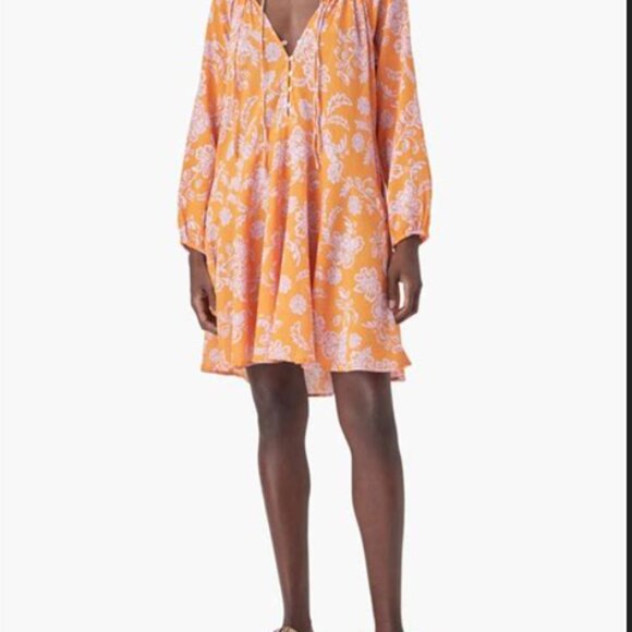 Xirena Dress in Tropicana Orange - Picture 3 of 5